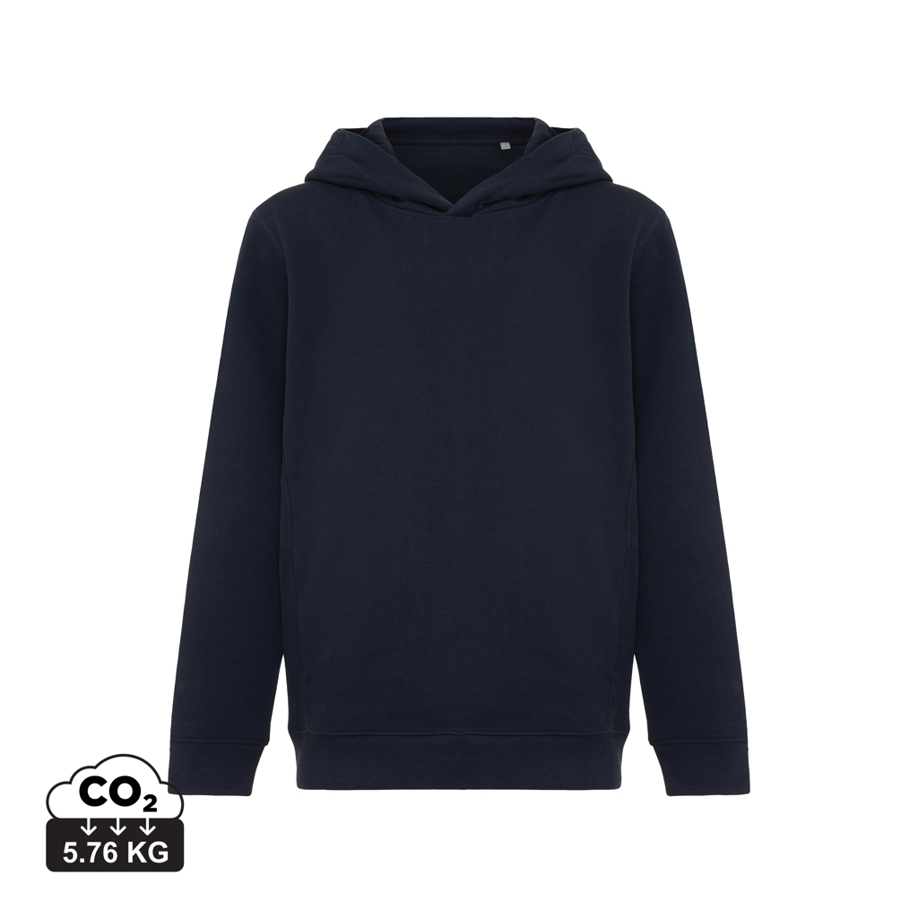 IQONIQ Yengo KidsHoodie mit Seitentaschen aus rec. Baumwolle
