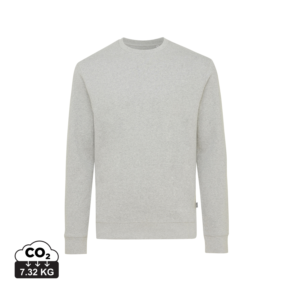 IQONIQ Denali ungefärbt. Rundhals-Sweater aus recycelter BW