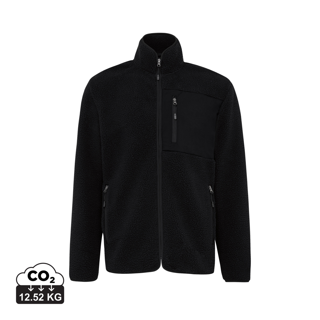 IQONIQ Diran Fleecejacke aus recyceltem Polyesterflor