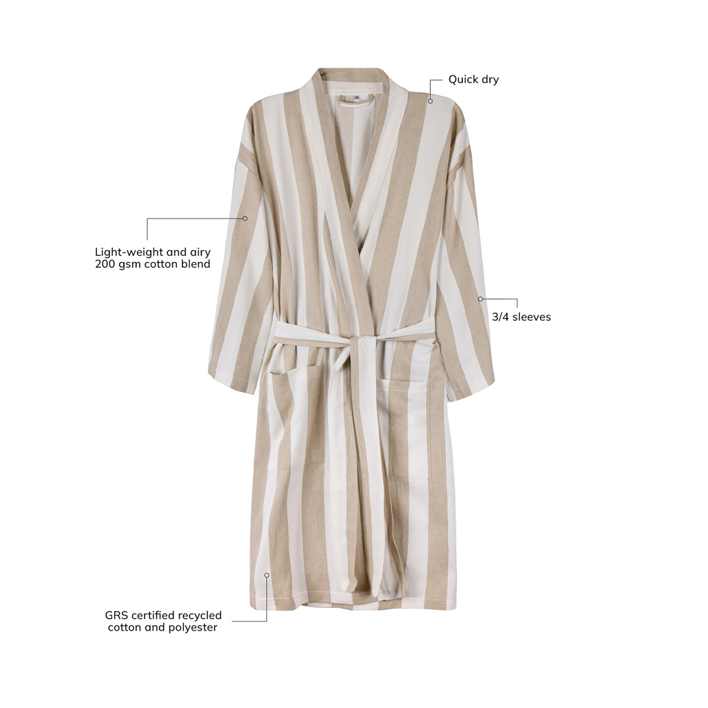 VINGA Ornos GRS Hamam-Bademantel L/XL