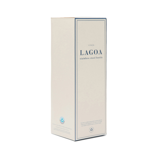VINGA Lagoa Flasche aus RCS Stainless-Steel, 600ml