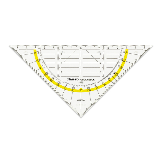 Geodreieck® 16 cm, Made in Austria
