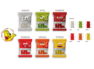 HARIBO Goldbären - Spezial Werbetüte, Inhalt: HARIBO Goldbären - Spezial Erdbeere