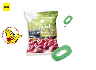HARIBO Apfelringe Sauer Werbetüte, Inhalt: HARIBO  Apfelringe Sauer