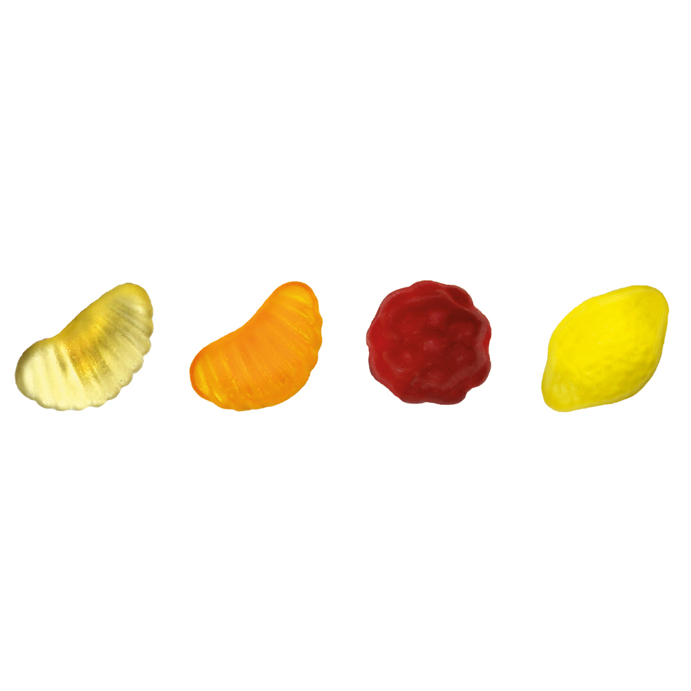BIO Mini Früchte vegan Werbetüte, Inhalt: Vegane BIO Mini Früchte ca. 10 g