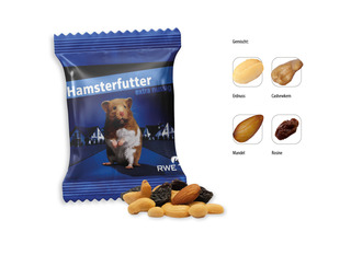 Studentenfutter Werbetüte, Inhalt: Studentenfutter
