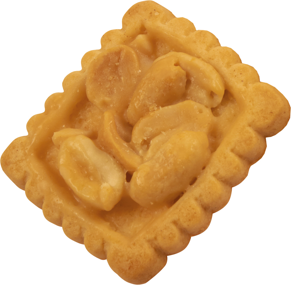 Leibniz Kekse Knusper Snack & Kunterbunt Flowpack, Inhalt: Leibniz Knusper Snack mit karamellisierten Erdnüssen