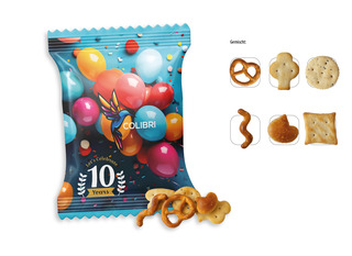 Party Mix Werbetüte, Inhalt: Party Mix
