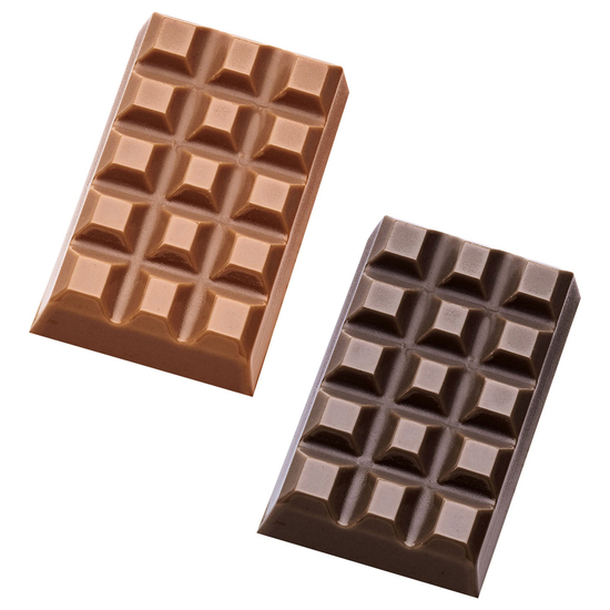 Schokolade 5 g Täfelchen, Inhalt: Callebaut Vollmilch