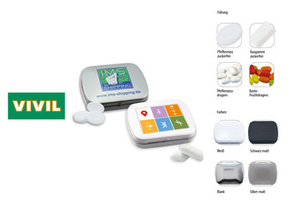Klapp-Dose-59, Inhalt: VIVIL Extra Strong, zuckerfrei (Dose)