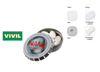 Klick-Dose-57, Inhalt: VIVIL Extra Strong, zuckerfrei (Dose)