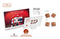 Tisch Adventskalender personalisiert, Inhalt: Callebaut Vollmilch Schokolade Kalender ca. 60 g