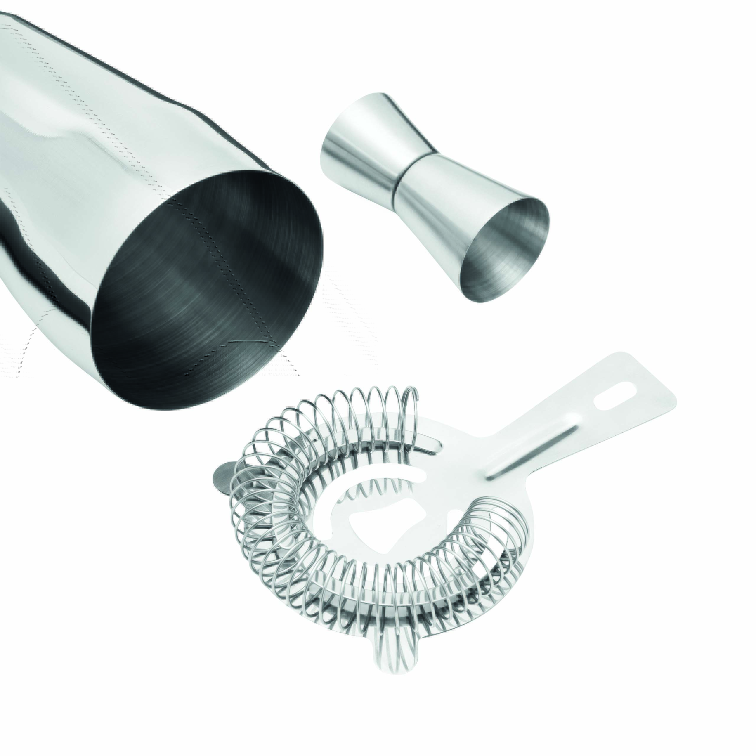 Edelstahl-Cocktailshaker-Set BARKEEPER 56-0304436