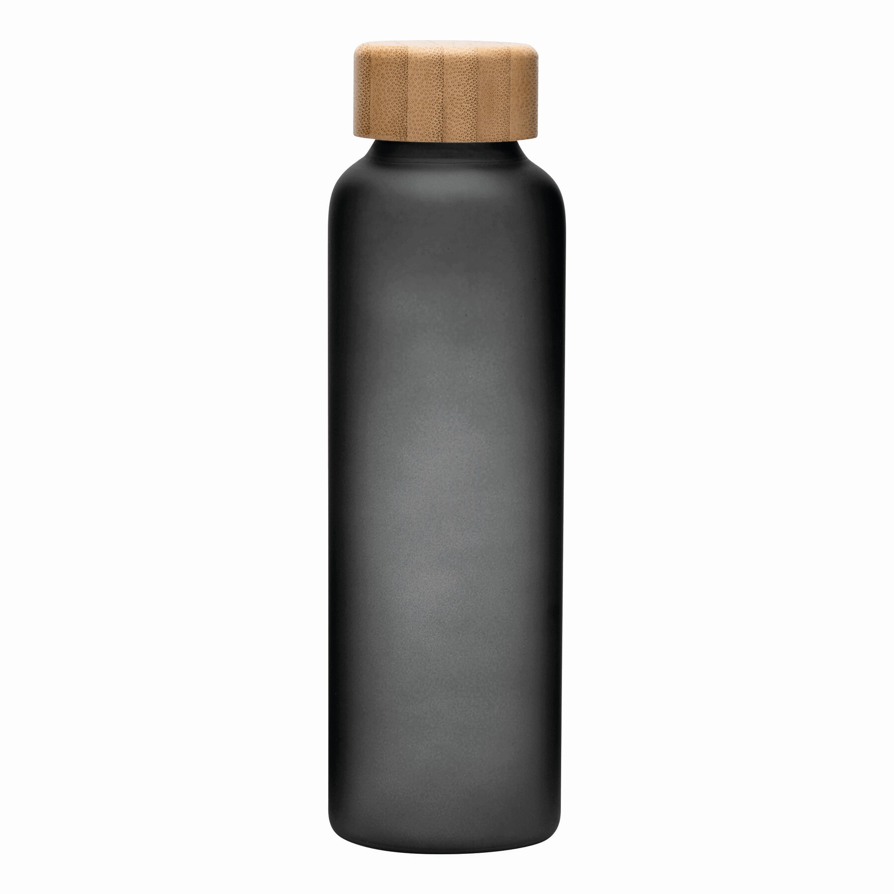 Glas-Flasche TAKE FROSTY, schwarz