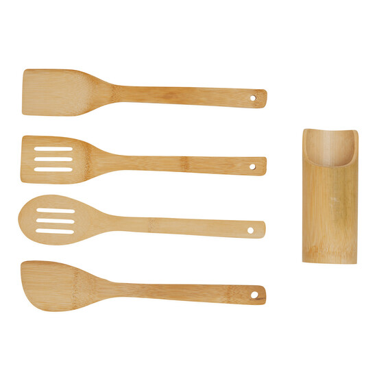 Kochlöffel-Set COOKING TIME, braun