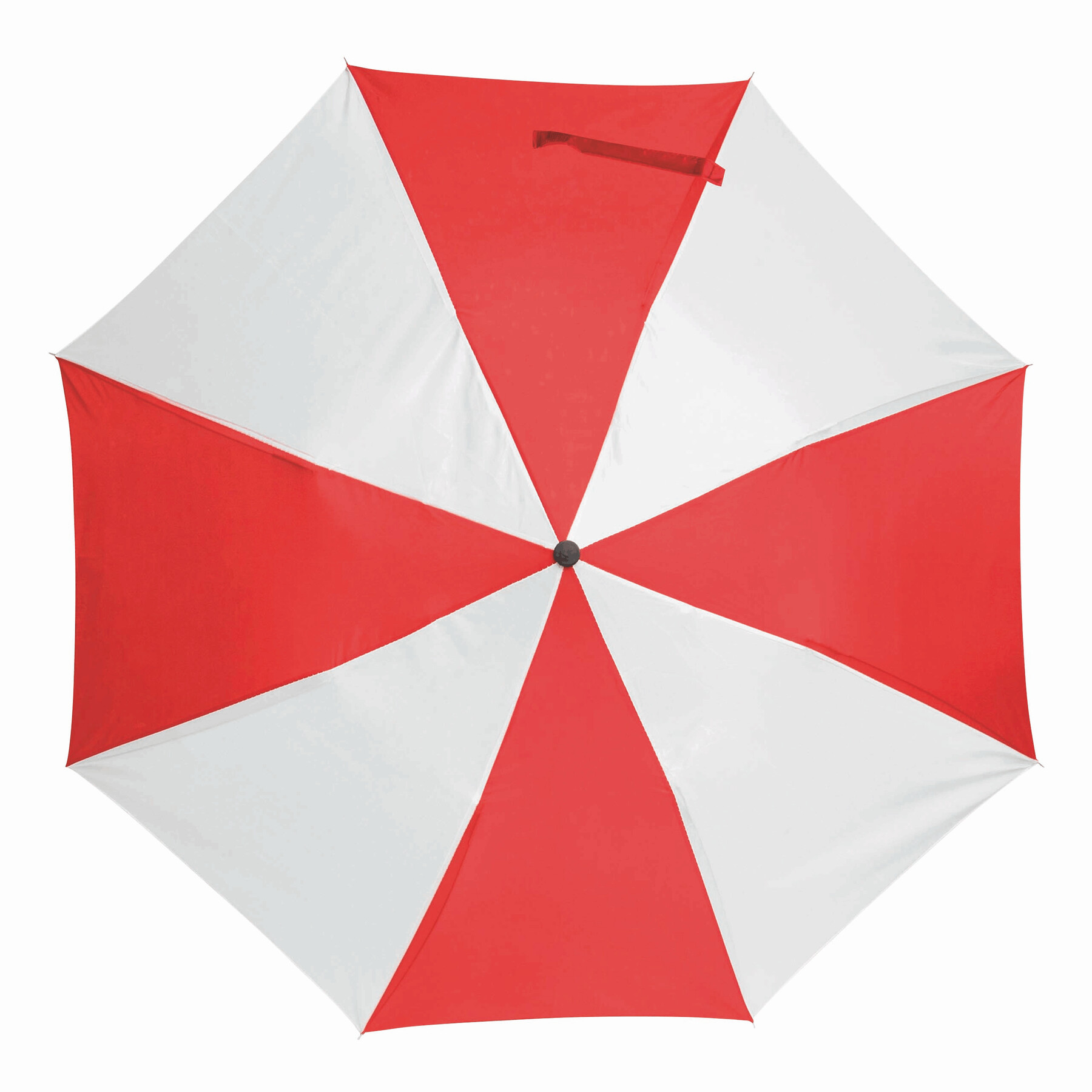 Taschenschirm REGULAR, rot, weiß