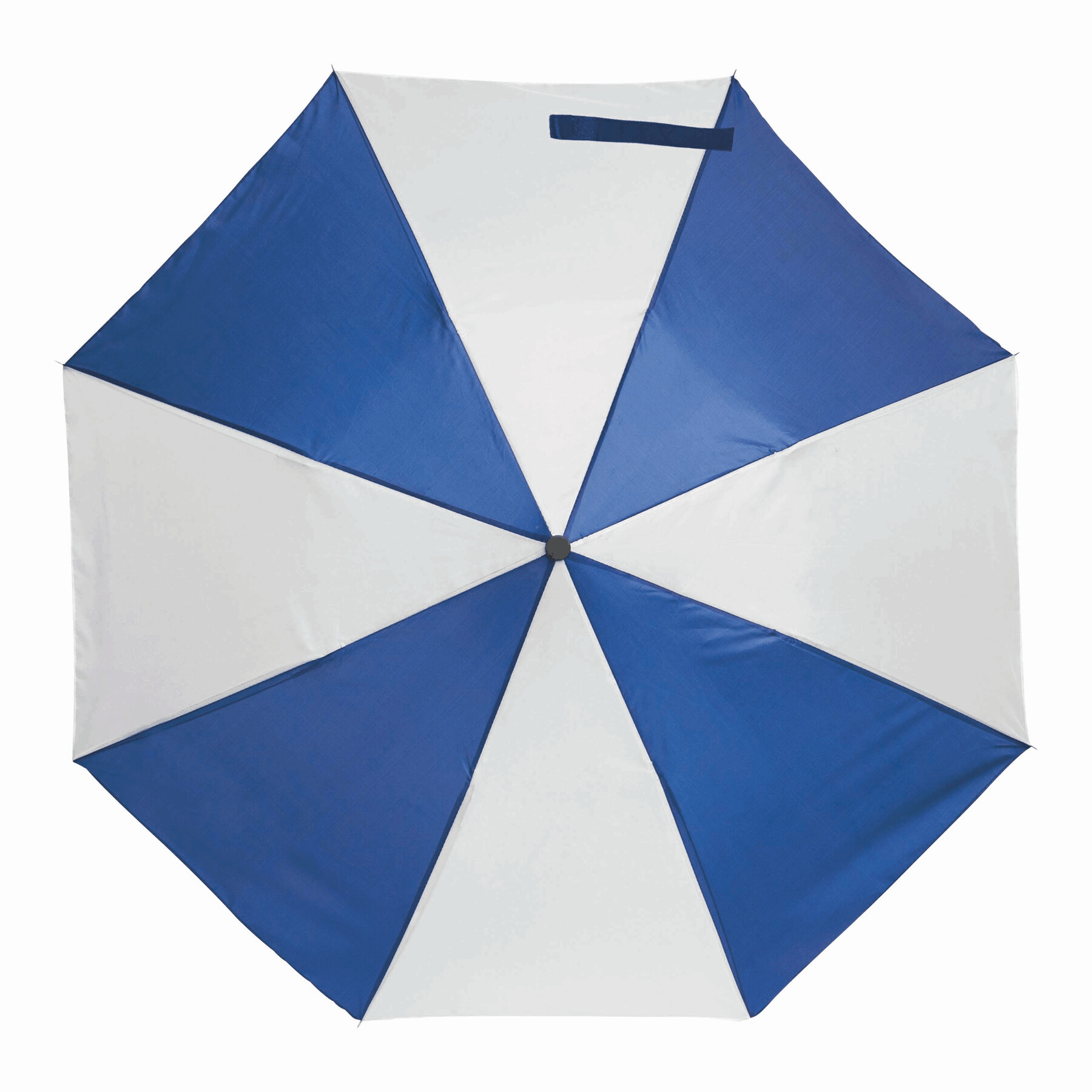 Taschenschirm REGULAR, blau, weiß