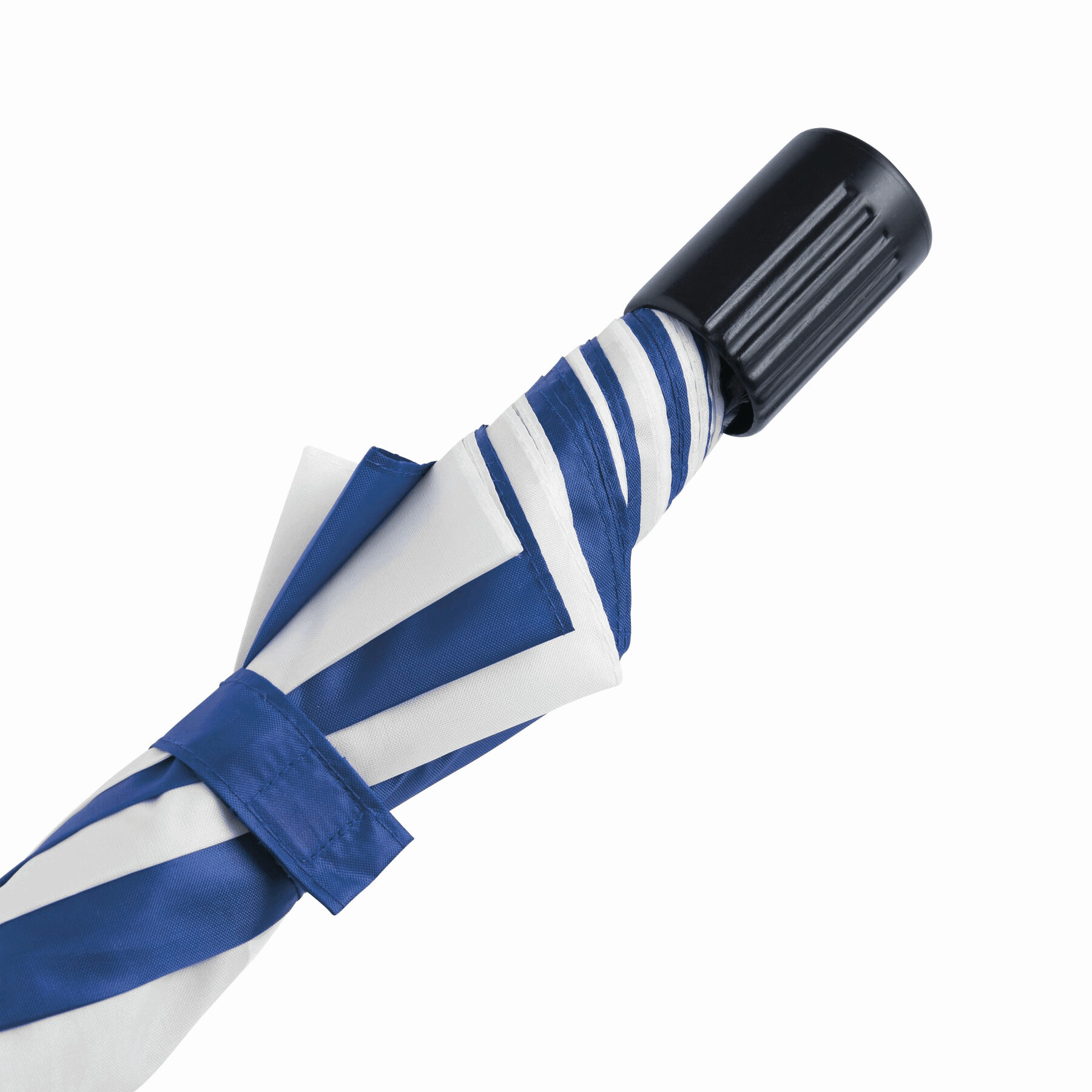 Taschenschirm REGULAR, blau, weiß