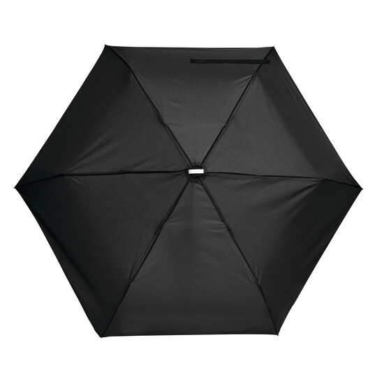 Flacher Mini-Taschenschirm FLAT, schwarz