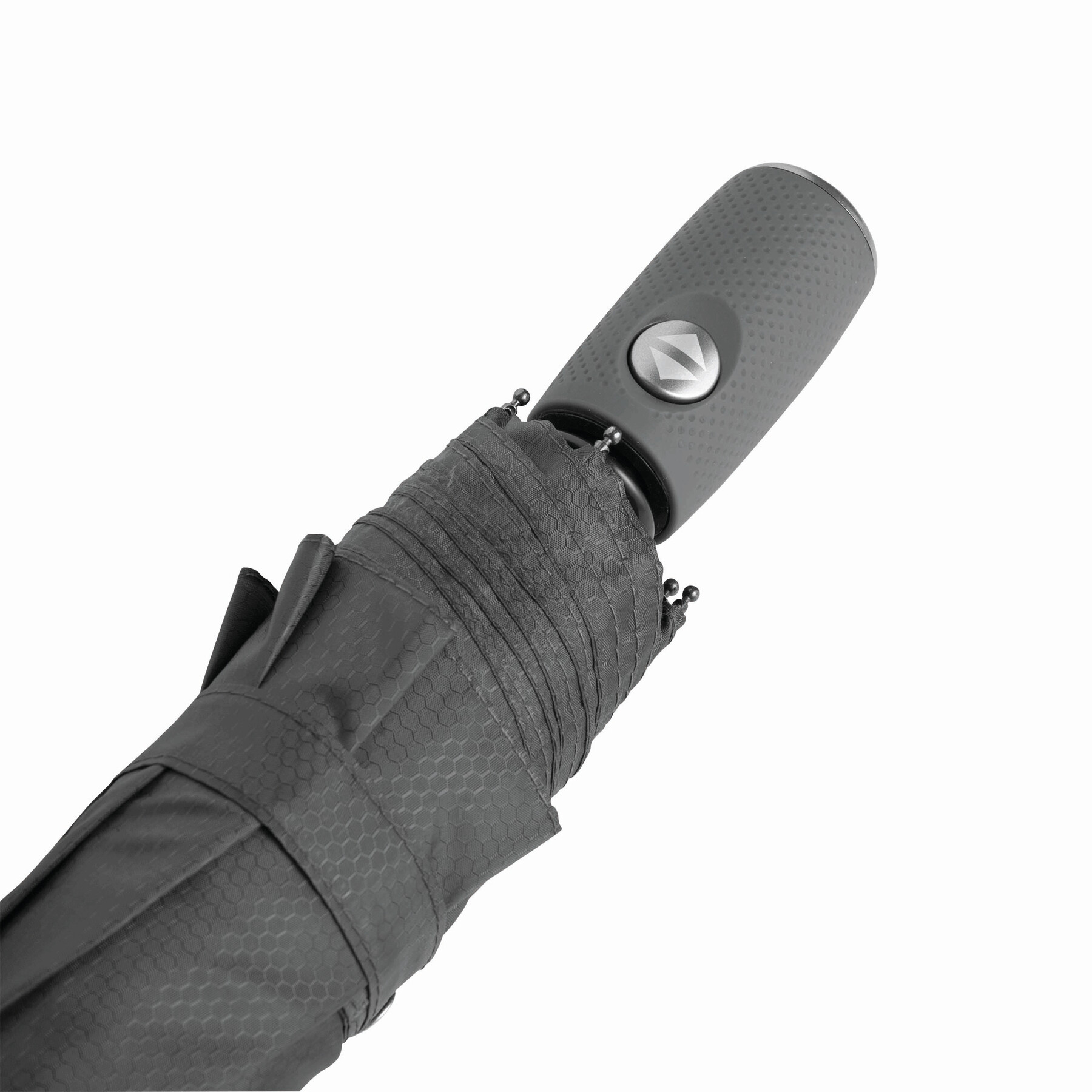 Vollautomatischer Windproof-Taschenschirm ORIANA, grau