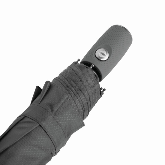 Vollautomatischer Windproof-Taschenschirm ORIANA, grau