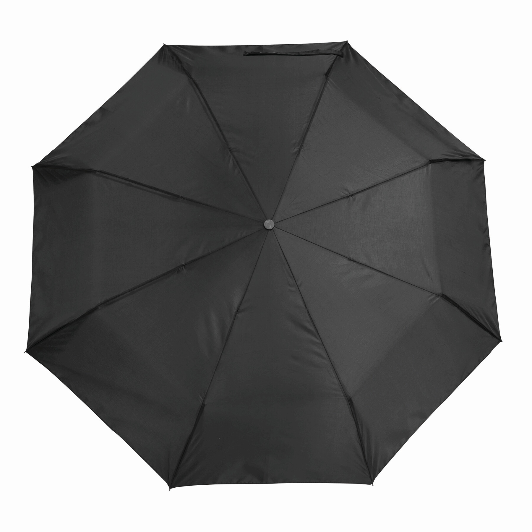 Vollautomatischer Windproof-Taschenschirm PLOPP, schwarz