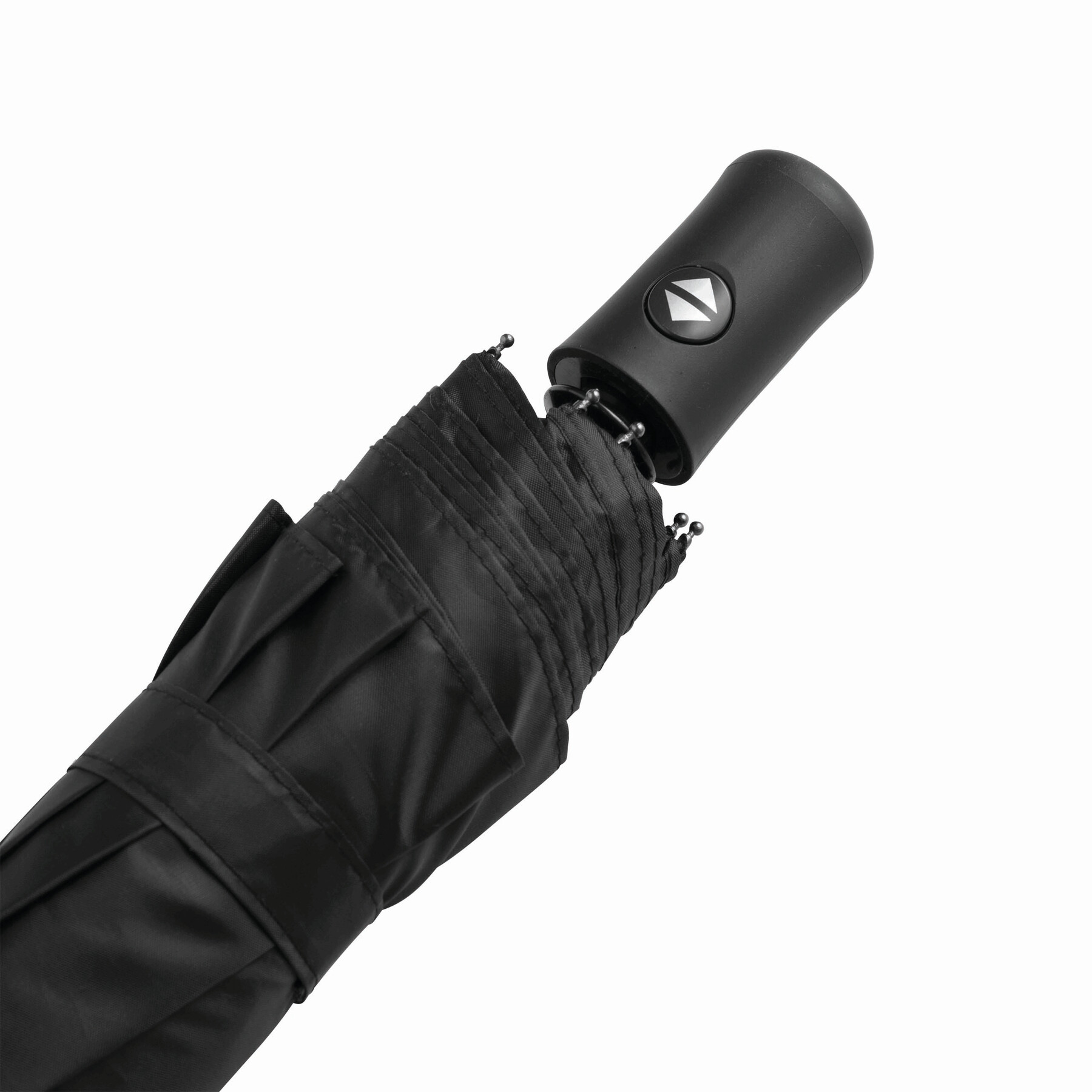 Vollautomatischer Windproof-Taschenschirm PLOPP, schwarz