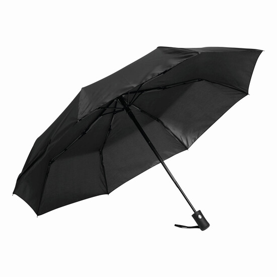 Vollautomatischer Windproof-Taschenschirm PLOPP, schwarz