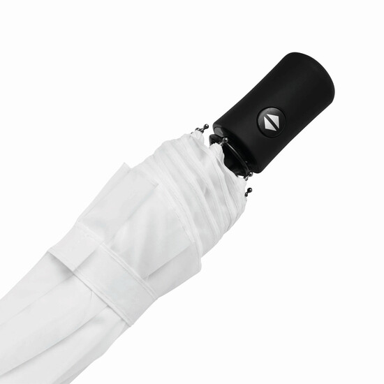 Vollautomatischer Windproof-Taschenschirm PLOPP, weiß