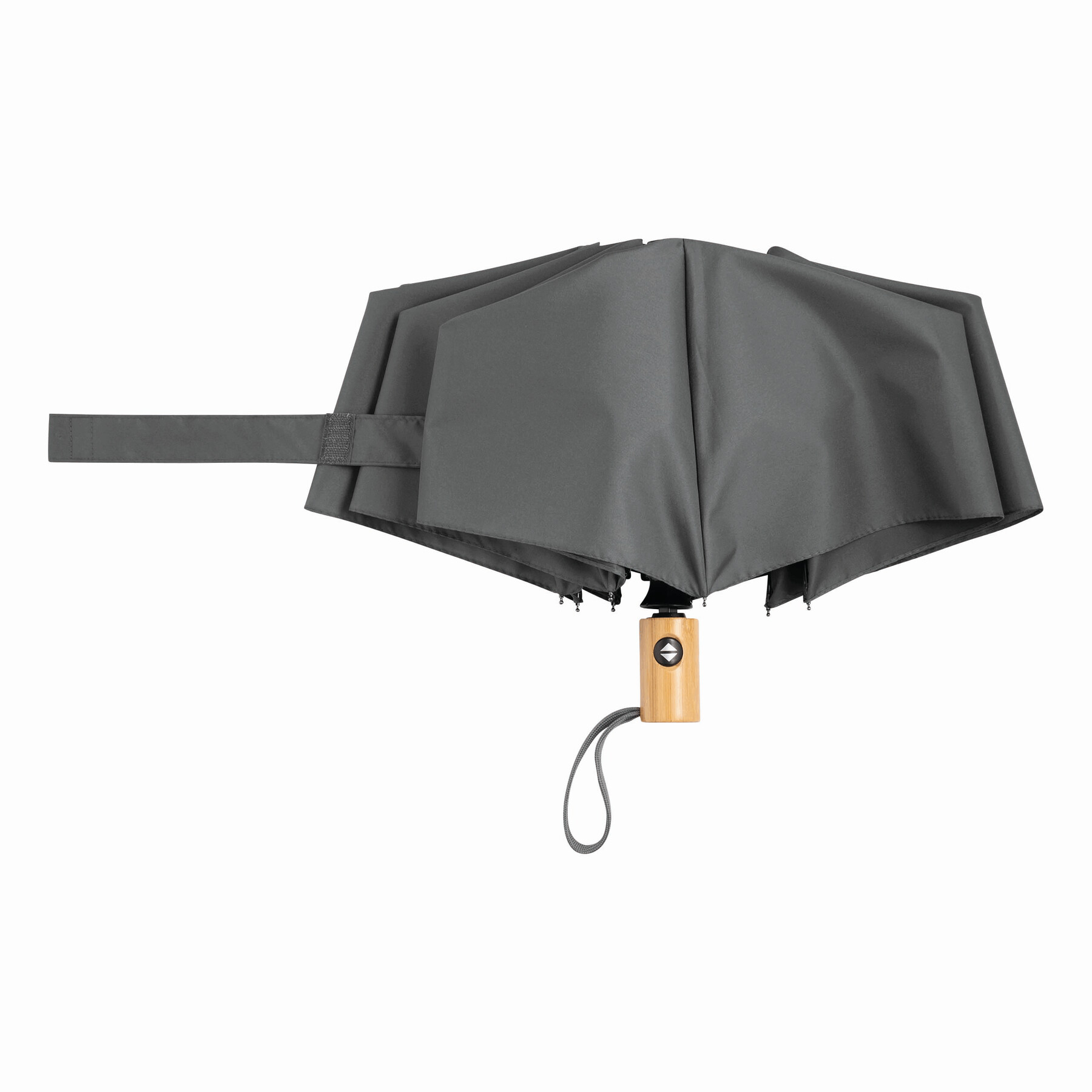 Vollautomatischer Windproof-Taschenschirm CALYPSO, grau