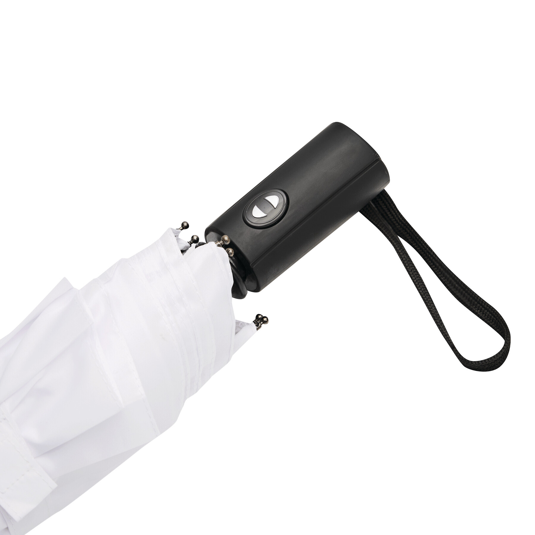 Vollautomatischer Windproof-Taschenschirm MISTRAL, weiß