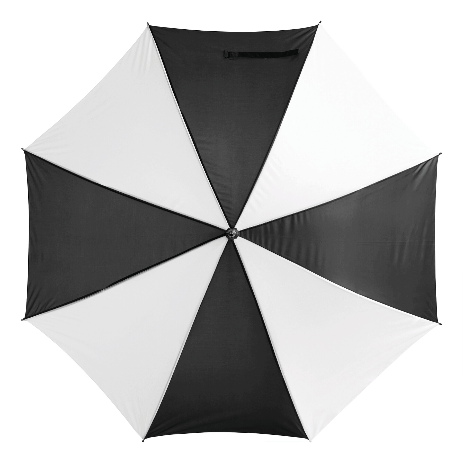 Automatischer Stockschirm DISCO, schwarz, weiß