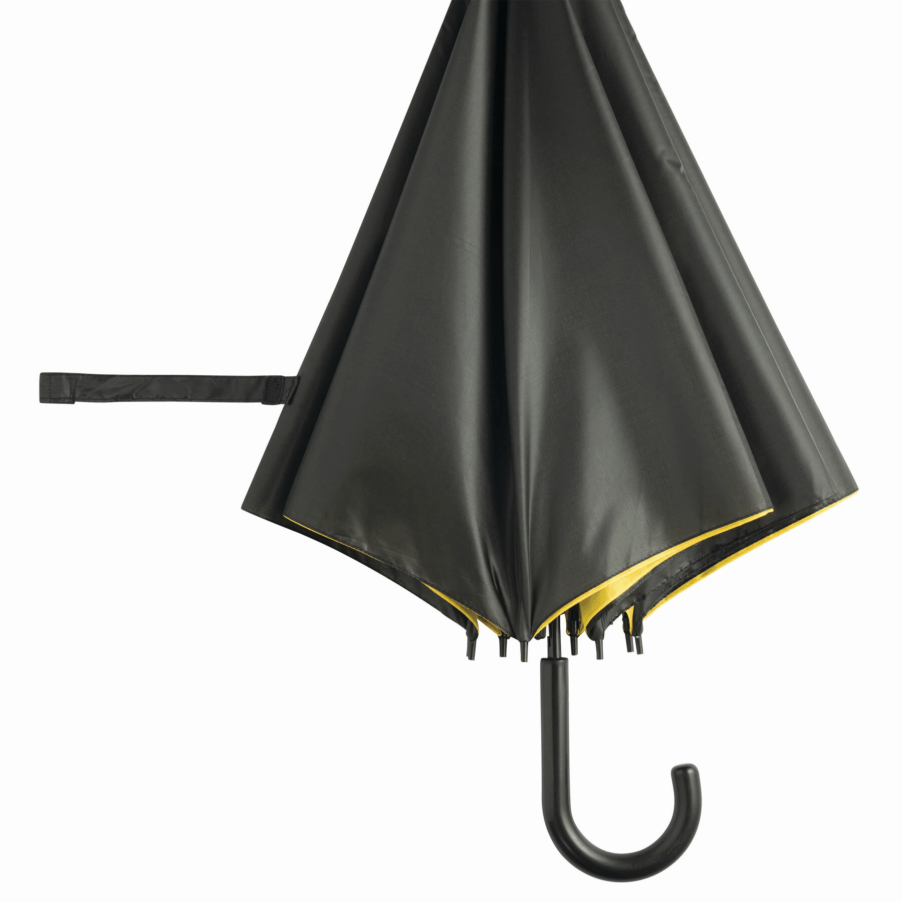 Automatik-Stockschirm DOUBLY, gelb, schwarz