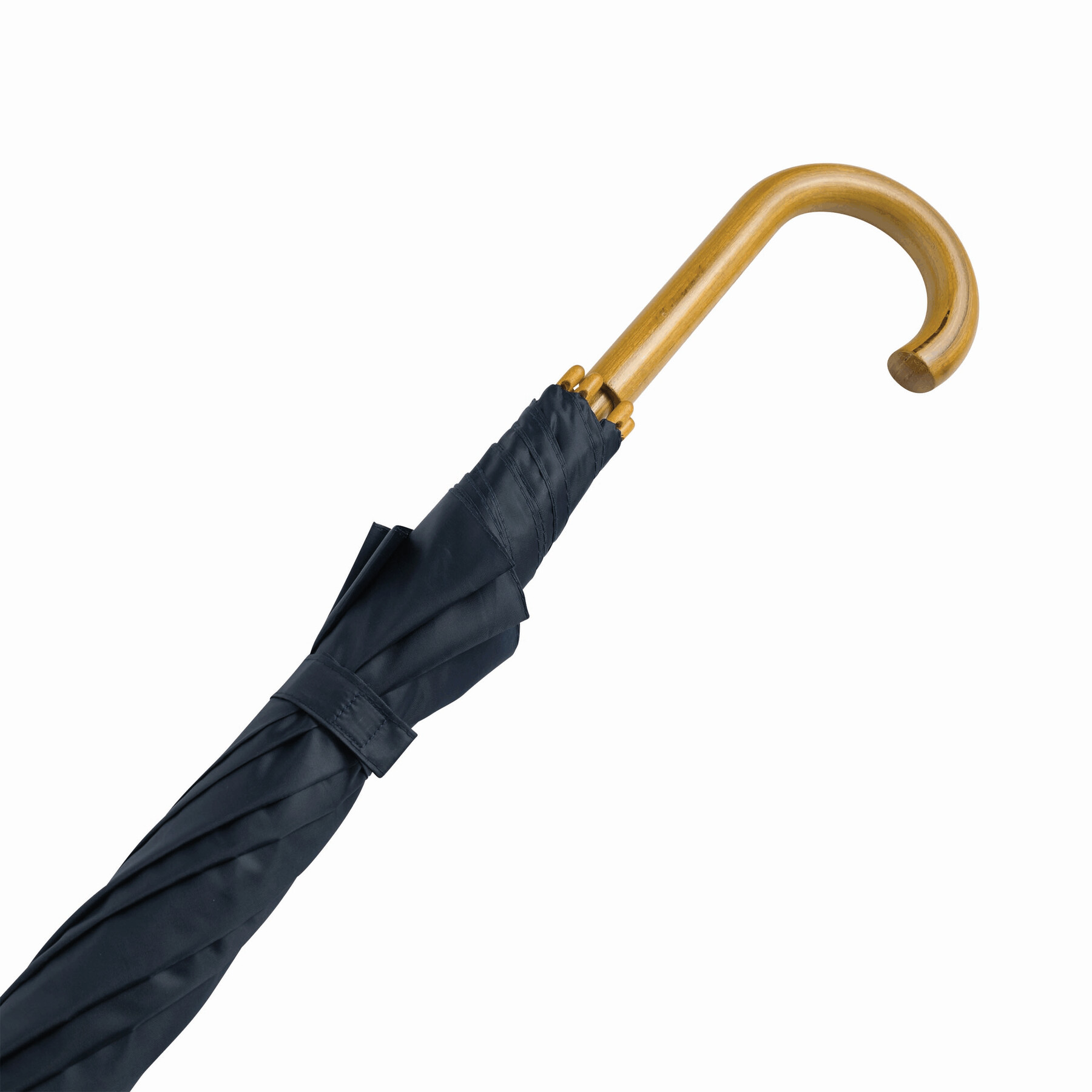 Automatik-Holzstockschirm TANGO, marineblau