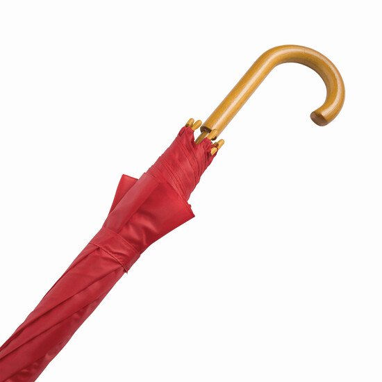 Automatik-Holzstockschirm TANGO, rot