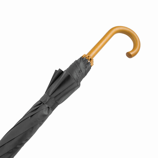 Automatik-Holzstockschirm TANGO, grau