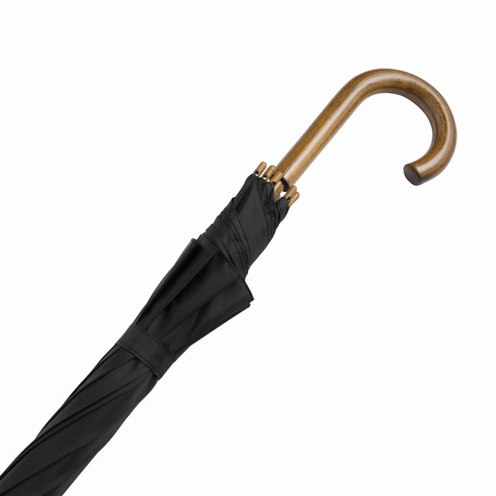 Automatik-Holzstockschirm BOOGIE, schwarz