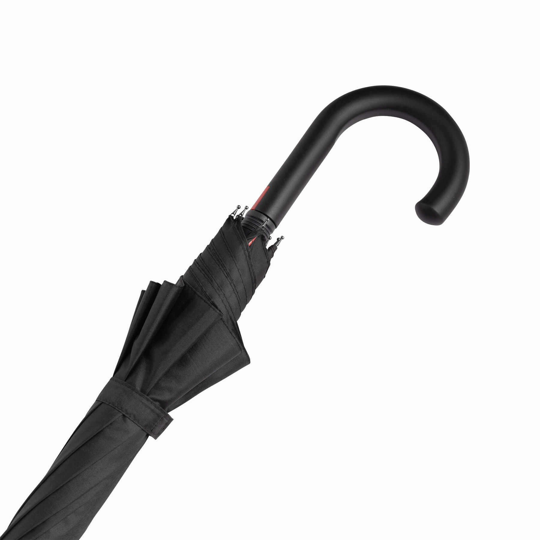 Automatik-Stockschirm CANCAN, rot, schwarz