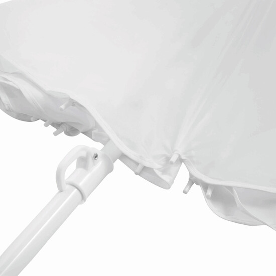 Strand- und Sonnenschirm SUNFLOWER, weiß