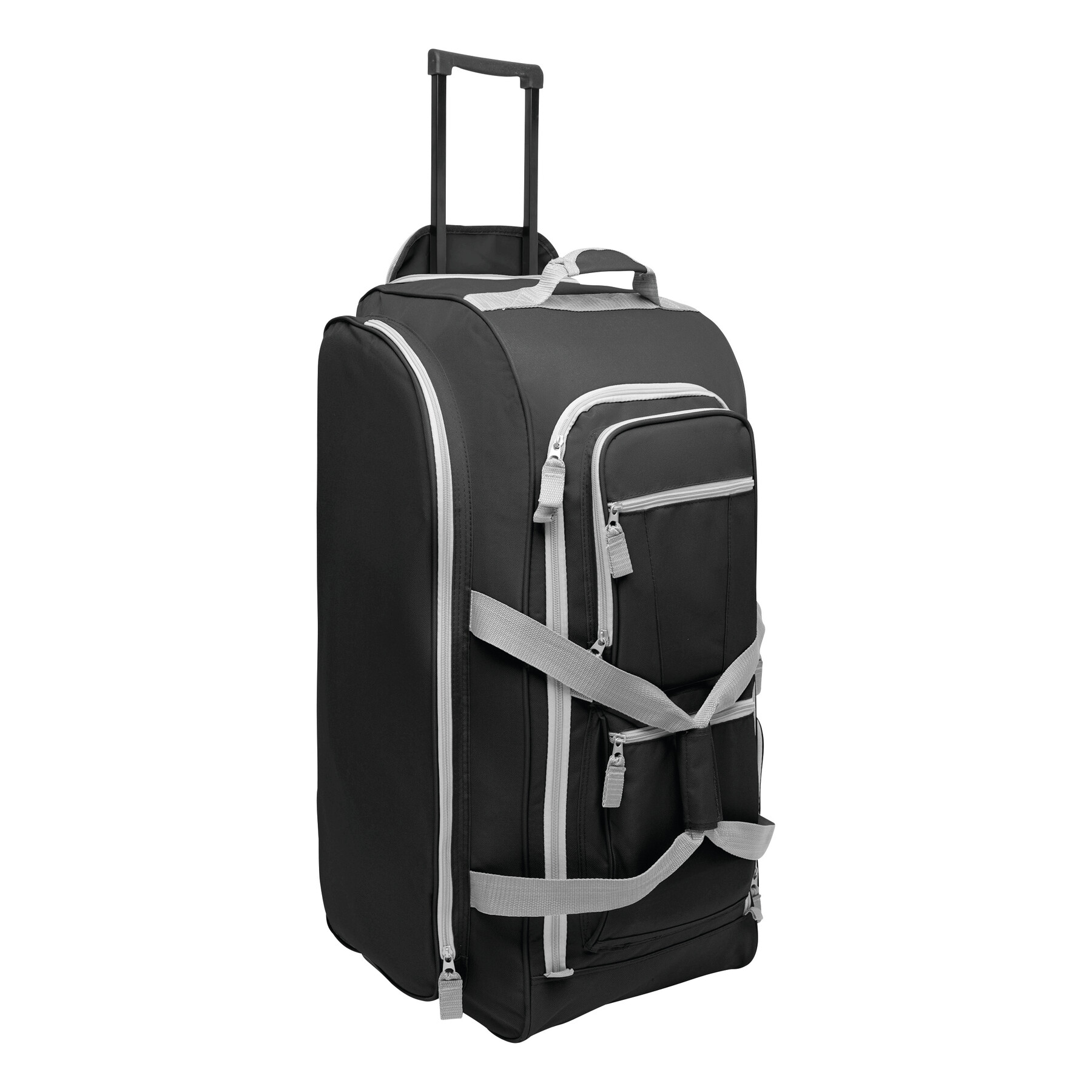 Trolley-Reisetasche 9P, grau, schwarz