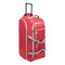 Trolley-Reisetasche 9P, grau, rot