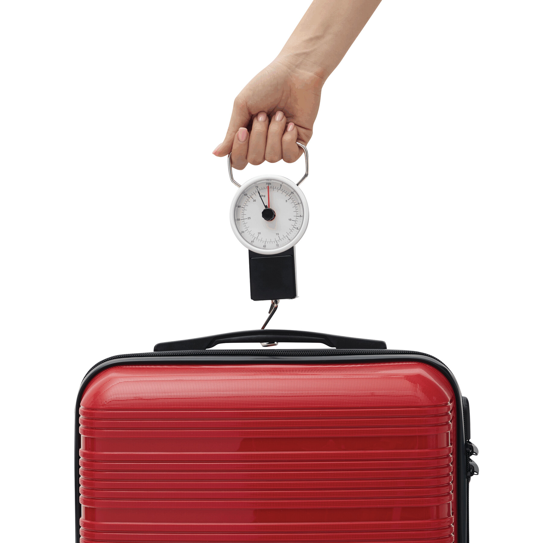 Gepäckwaage BALANCE, schwarz, weiß