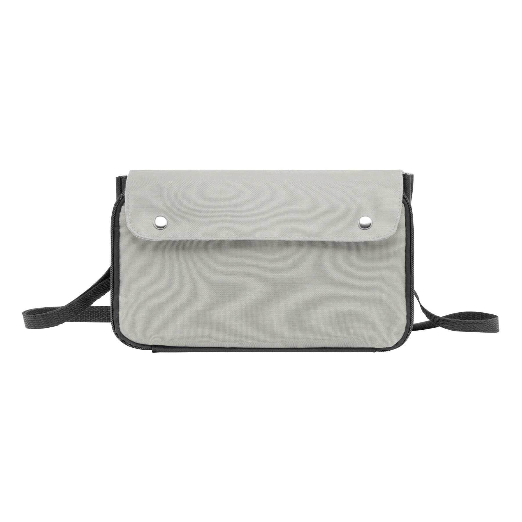 Fahrrad-Lenkertasche BIKE EASY, grau, schwarz