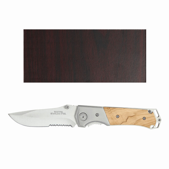 Jagdmesser HUNTER, braun, silber