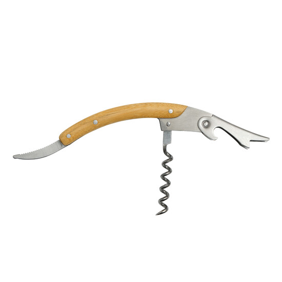 Kellnermesser PULLY, braun, silber