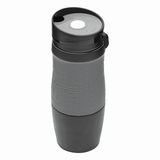 Isolierbecher GOLDEN DREAM, grau, schwarz