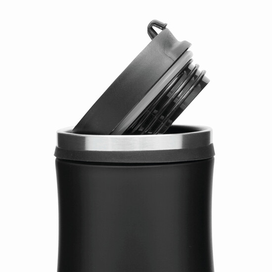 Isolierbecher DARK CREMA, schwarz