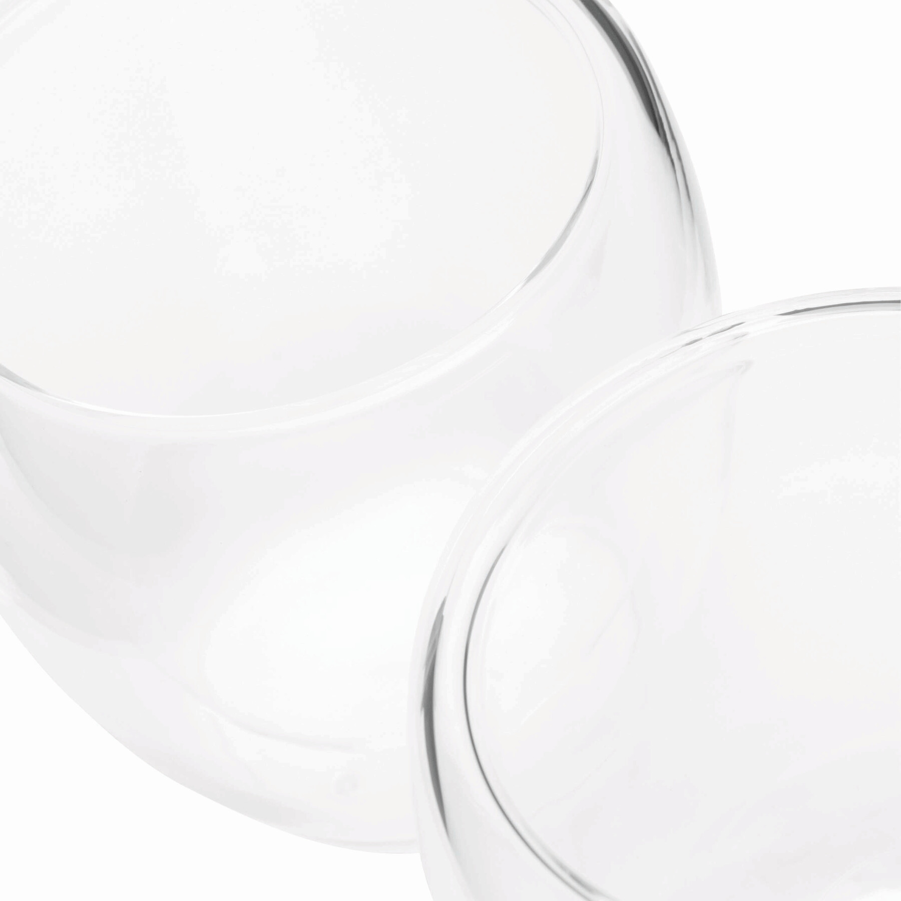 Gläser-Set DRINK LINE M, doppelwandig: 2er Set, transparent