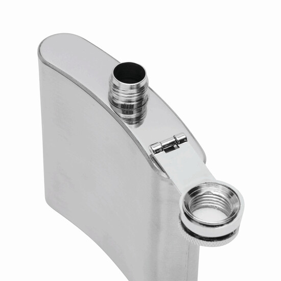 Flachmann-Set COWBOY, silber