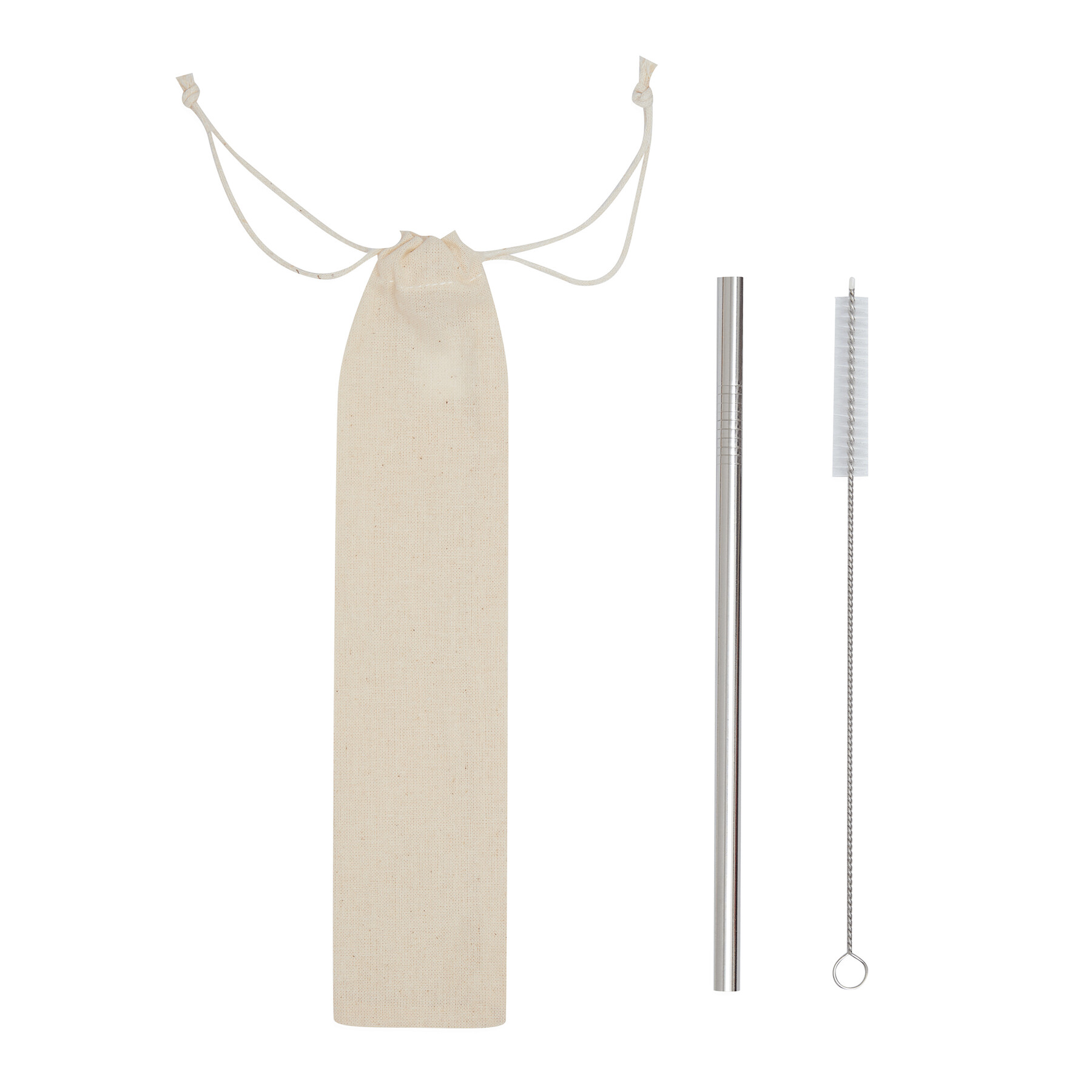 Edelstahl-Strohhalm DRINK ELEGANT, silber